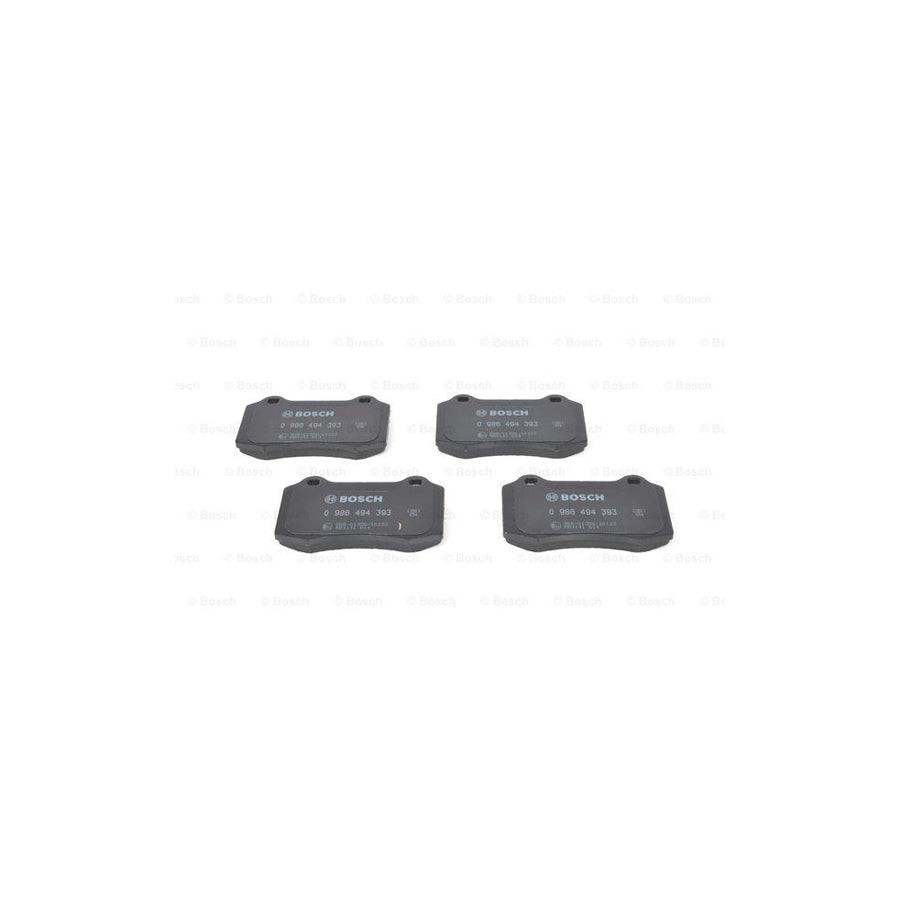 Bosch 0986494393 Brake Pad Set With Anti Squeak Plate With Mounting Manual BP1316