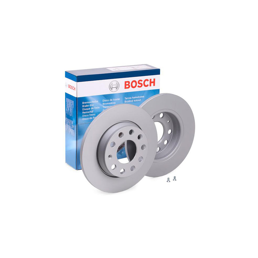 BOSCH 0 986 478 987 Brake Disc Solid Coated with bolts screws