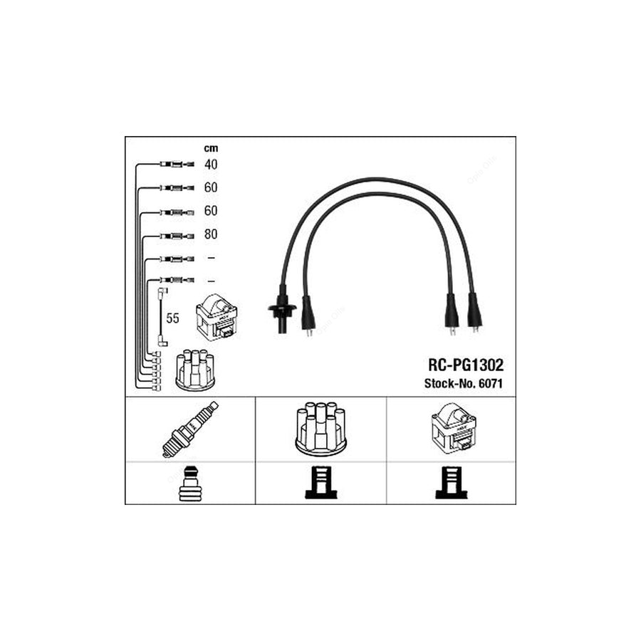 NGK Ignition Cable Kit RC-PG1302 (NGK6071)