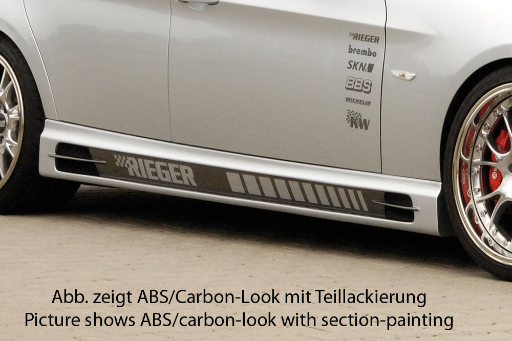 Rieger 00099549 BMW 3 Series E90 E91 Right Side Skirt