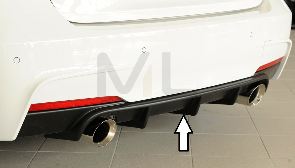 Rieger 00053467 BMW 3 Series F30 F31 Rear Diffuser 1 | Duco Car Parts UK Car Parts