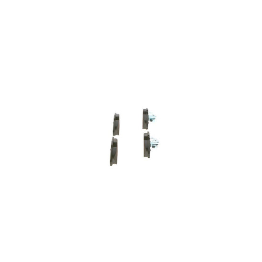 Bosch 0986495105 Brake Pad Set With Anti Squeak Plate With Mounting Manual With Piston Clip BP1567