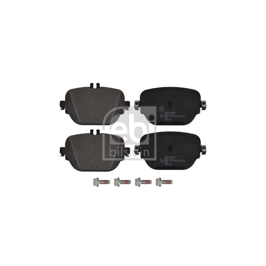 Febi Bilstein 176867 Brake Pad Set Rear Axle Prepared For Wear Indicator With Bolts Screws