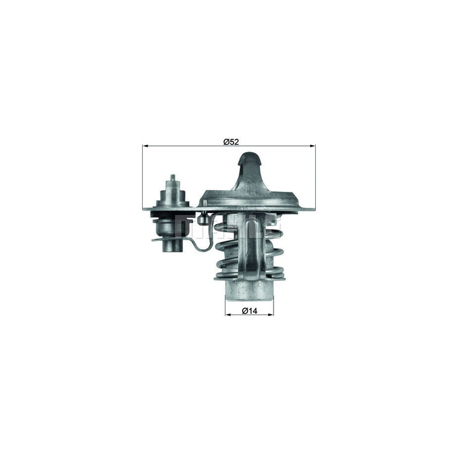 MAHLE ORIGINAL TX 76 88D Engine thermostat Opening Temperature: 88°C, with seal
