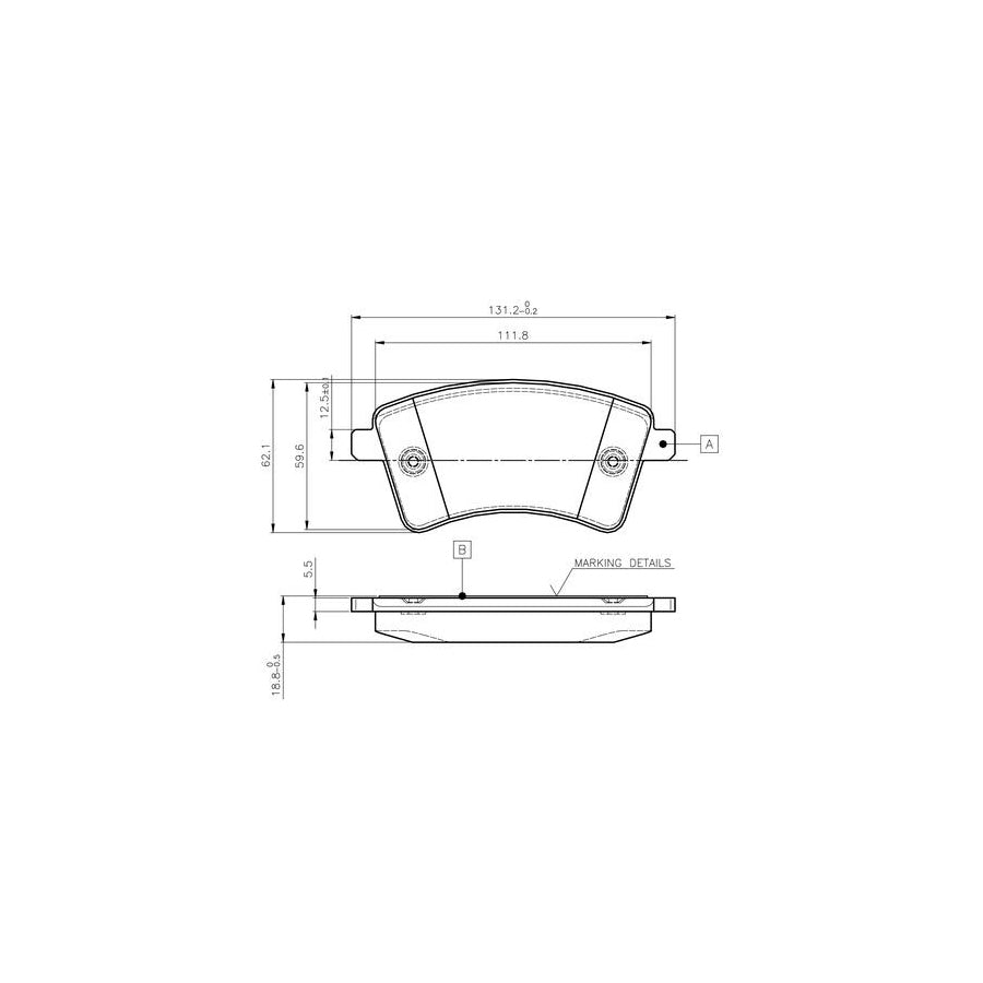 Bosch 0986Tb3062 Brake Pad Set Excl Wear Warning Contact With Bolts With Accessories