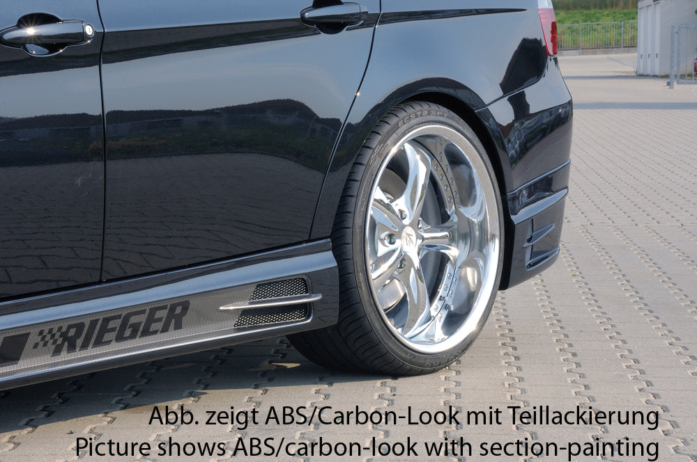 Rieger 00099549 BMW 3 Series E90 E91 Right Side Skirt - Carbon-Look