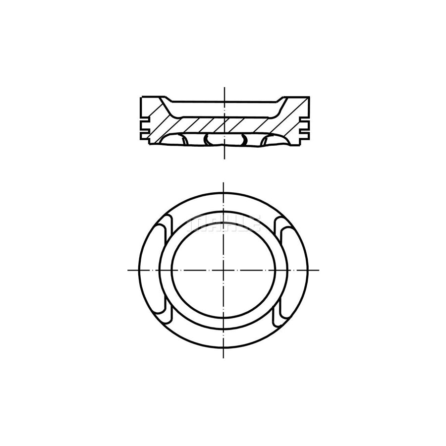 MAHLE ORIGINAL 030 60 00 Piston 82,51 mm