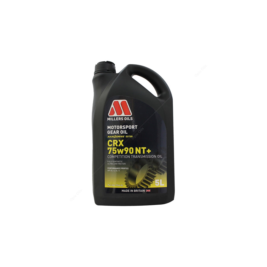 Millers Oils Motorsport CRX LS 75w-90 NT+ Fully Synthetic Transmission Oil 5l