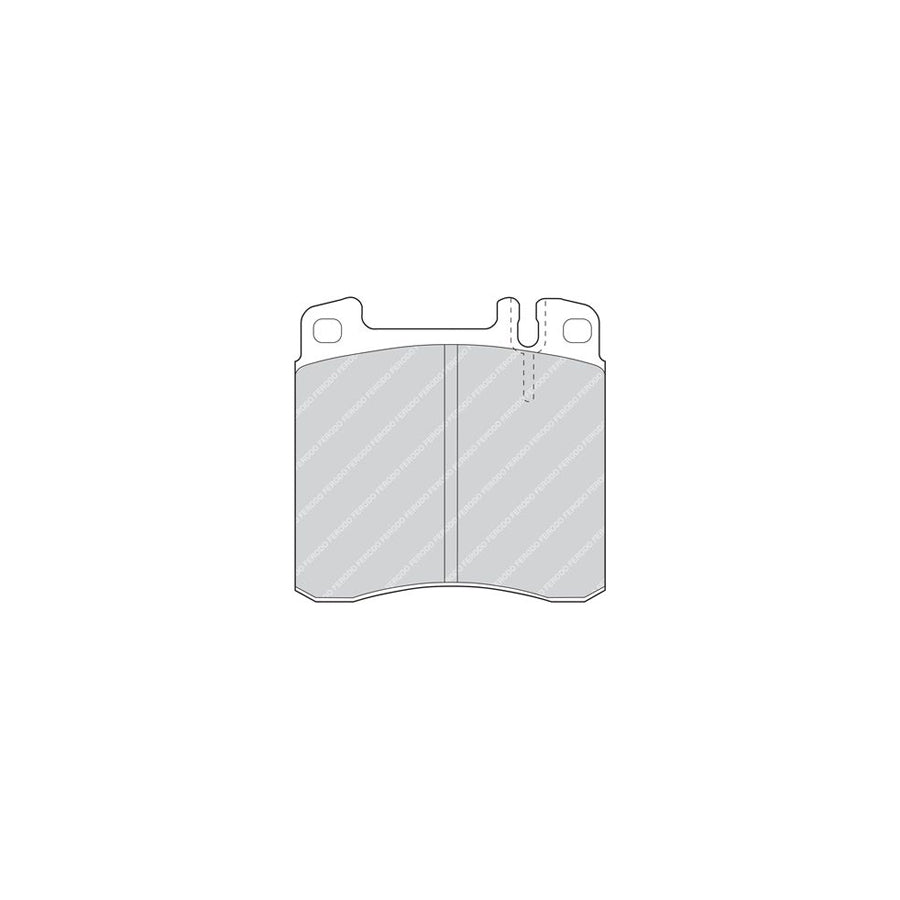 Ferodo Fsl925 Brake Pad Set Fuse Technology Incl Wear Warning Contact