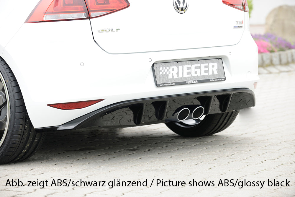 Rieger 00059559 VW Mk7 Golf Rear Diffuser