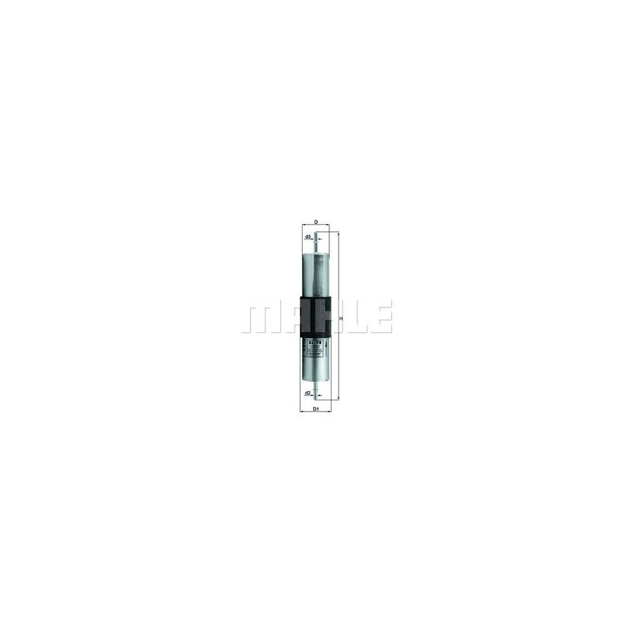 MAHLE ORIGINAL KL 78 Fuel filter In-Line Filter