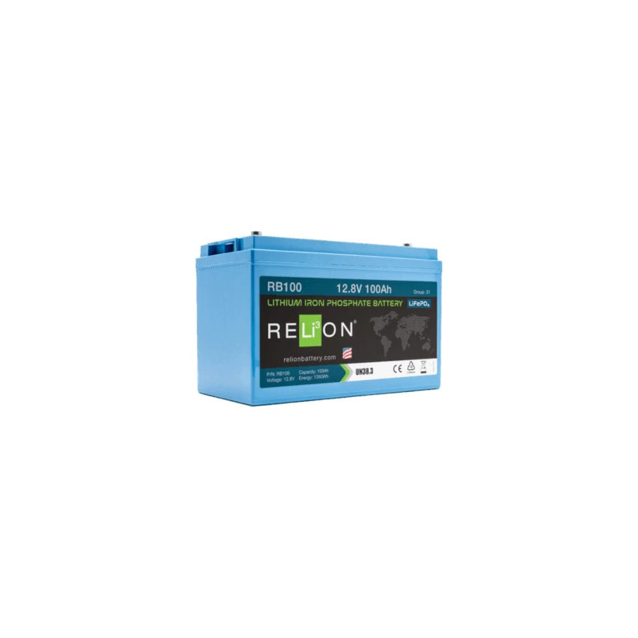 RELiON Lithium 12V 100Ah Leisure Battery LiFePO4 - REL-RB100