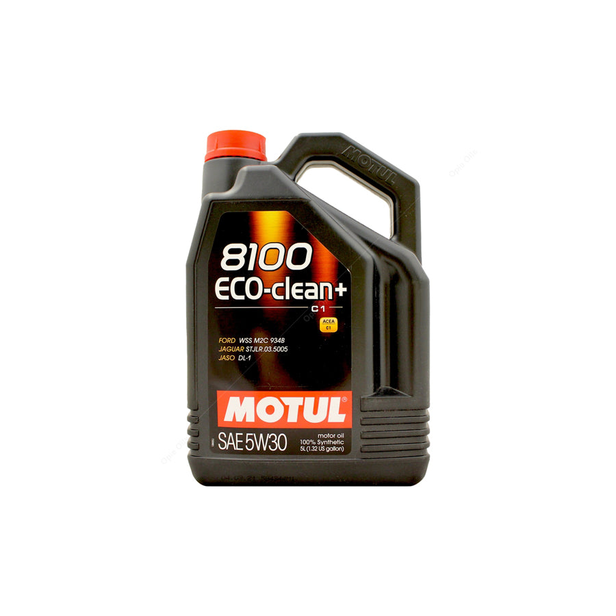 Motul 8100 Eco-Clean+ 5w-30 Fully Synthetic Car Engine Oil 5l