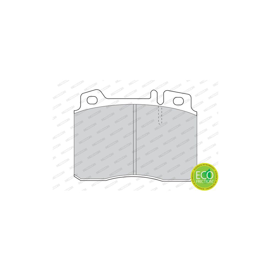 Ferodo Premier Eco Friction Fdb1037 Brake Pad Set Prepared For Wear Indicator Without Accessories