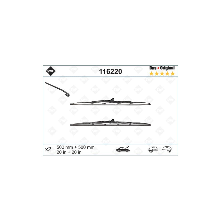Swf Original 116220 Wiper Blade | Duco Car Parts UK Car Parts