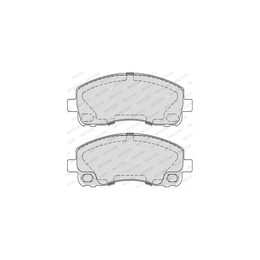 Ferodo Premier Eco Friction Fvr4315 Brake Pad Set Not Prepared For Wear Indicator With Accessories