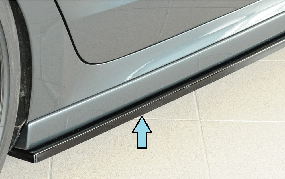 Rieger 00088253 Skoda NX Right Side Skirt Splitter (Octavia RS & Octavia)