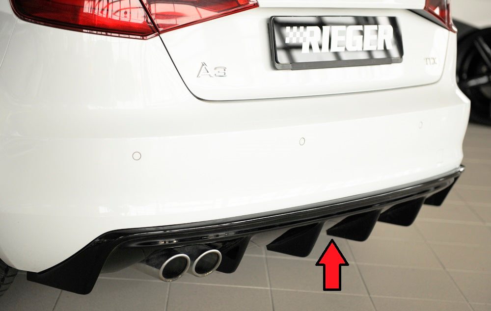 Rieger 00088100 Audi 8V A3 Rear Diffuser