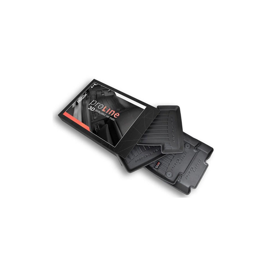 FROGUM Tailored 3D409217 Floor mat set for KIA Optima / K5 Saloon (JF) Elastomer, Front and Rear, Quantity: 4, Black, (LHD)