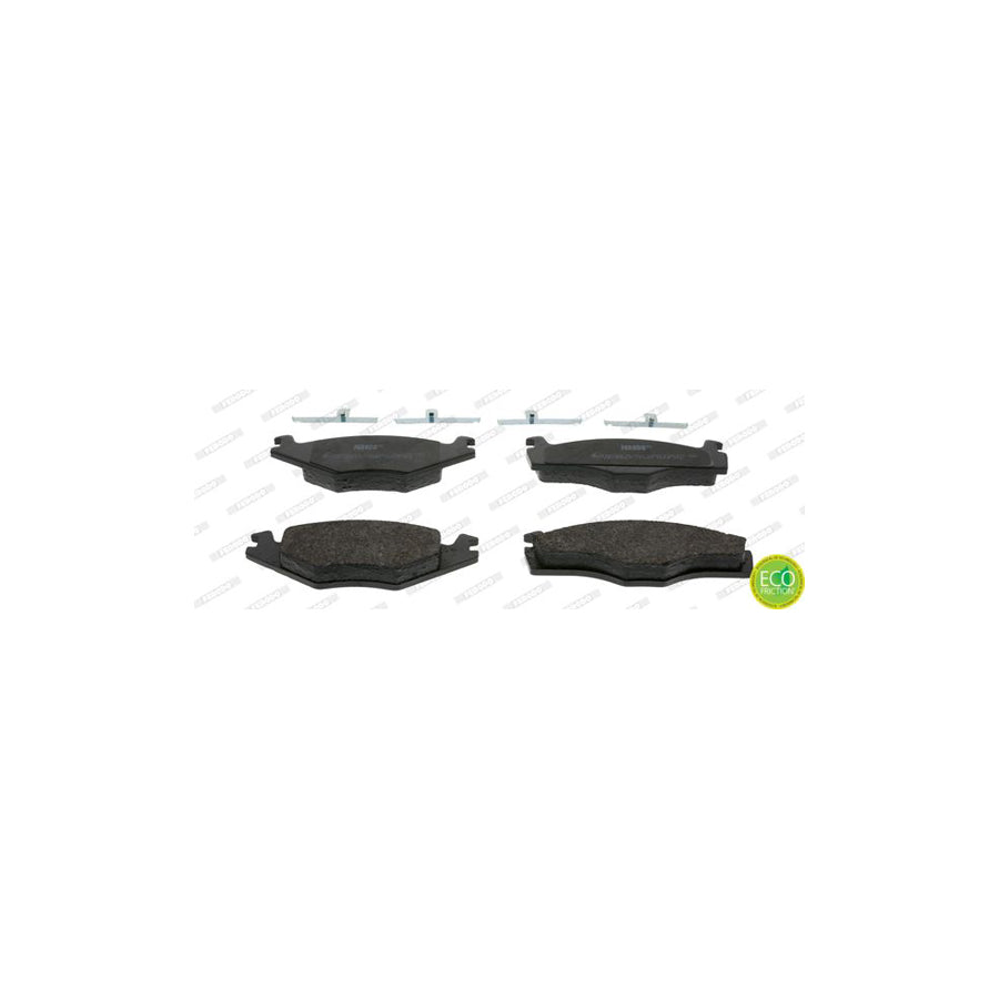 Ferodo Premier Eco Friction Fdb1072 Brake Pad Set Not Prepared For Wear Indicator With Accessories