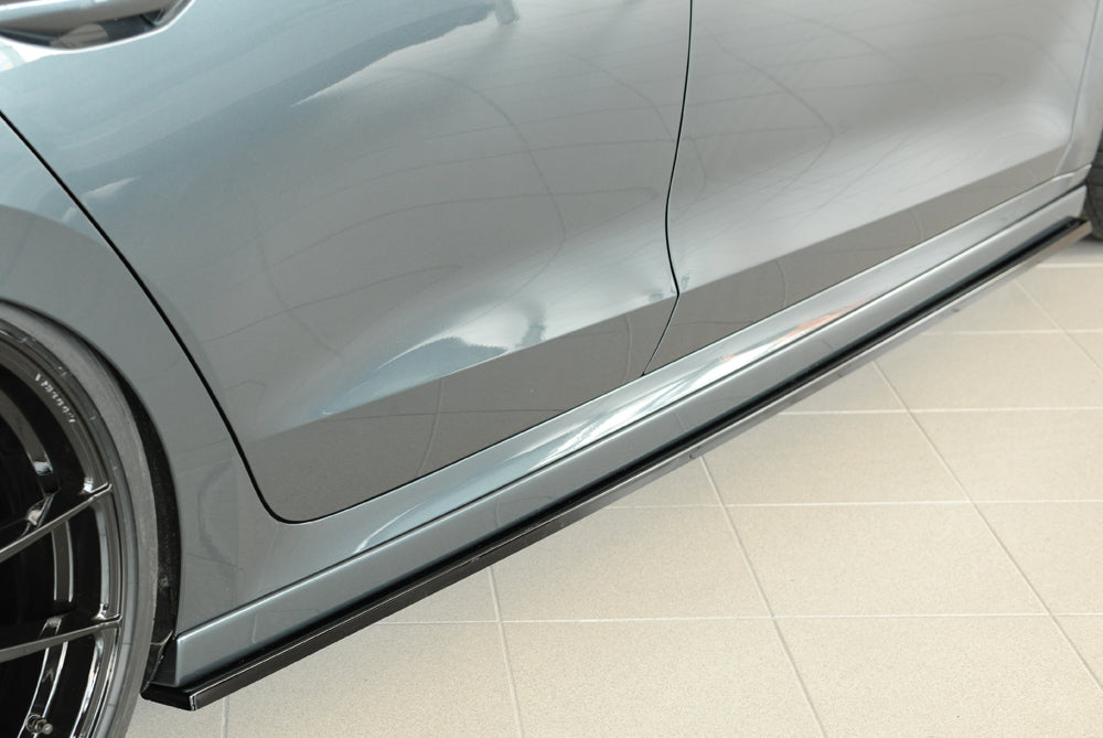 Rieger 00088253 Skoda NX Right Side Skirt Splitter (Octavia RS & Octavia) - Glossy Black
