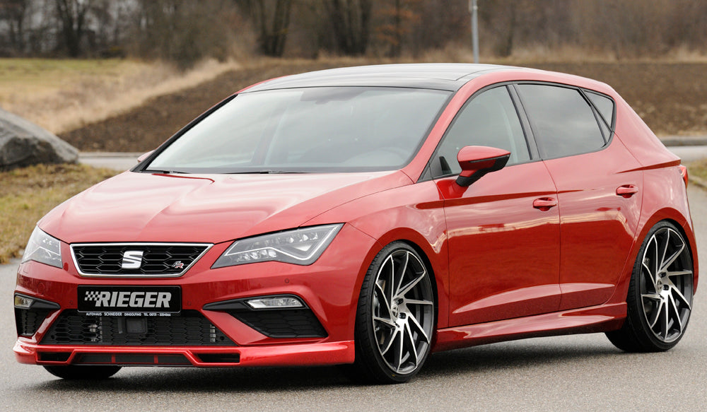 Rieger 00027031 SEAT 5F Front Splitter (Leon FR & Leon Cupra)