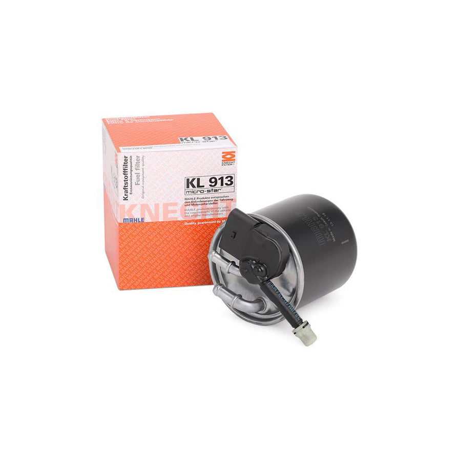 MAHLE ORIGINAL KL 913 Fuel filter In-Line Filter, with filter heating