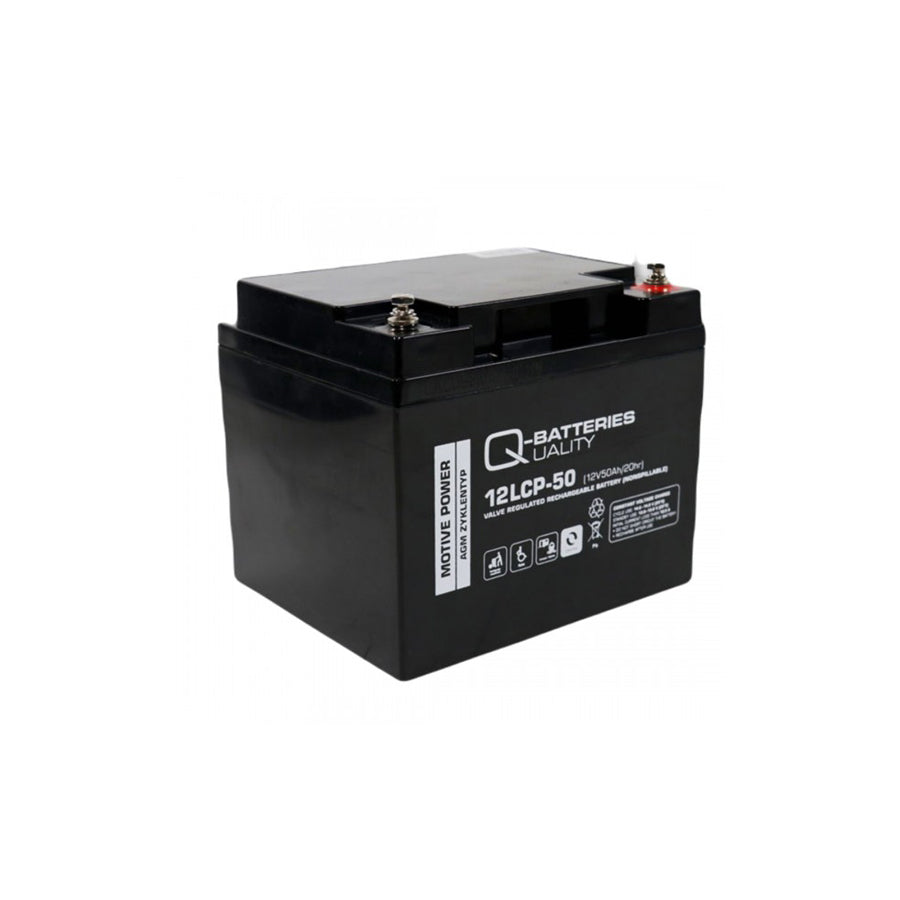 Q-Batteries 12LCP50 12V 50Ah Lead acid battery Cycle type AGM Deep Cycle VRLA