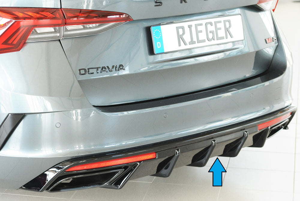 Rieger 00088255 Skoda NX Octavia RS Rear Diffuser