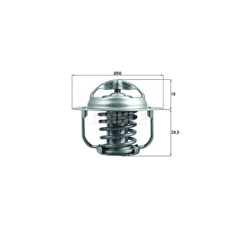 MAHLE ORIGINAL TX 201 86D Engine thermostat Opening Temperature: 86°C, with seal