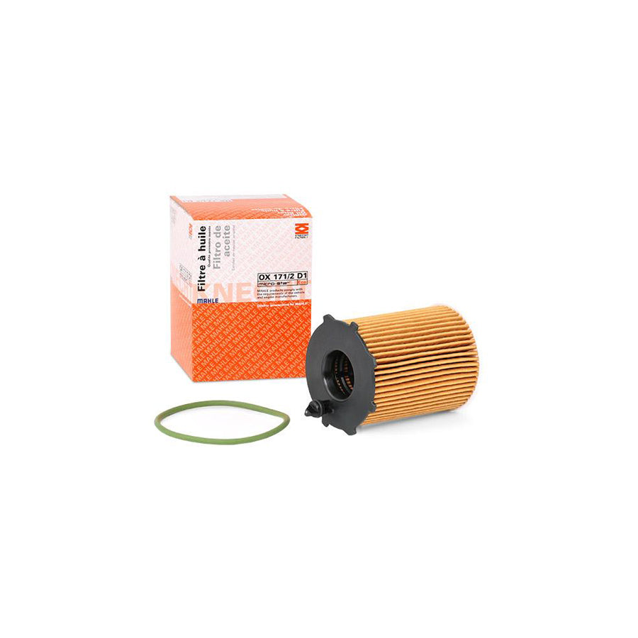 MAHLE ORIGINAL OX 171/2D1 Oil Filter with seal, Filter Insert