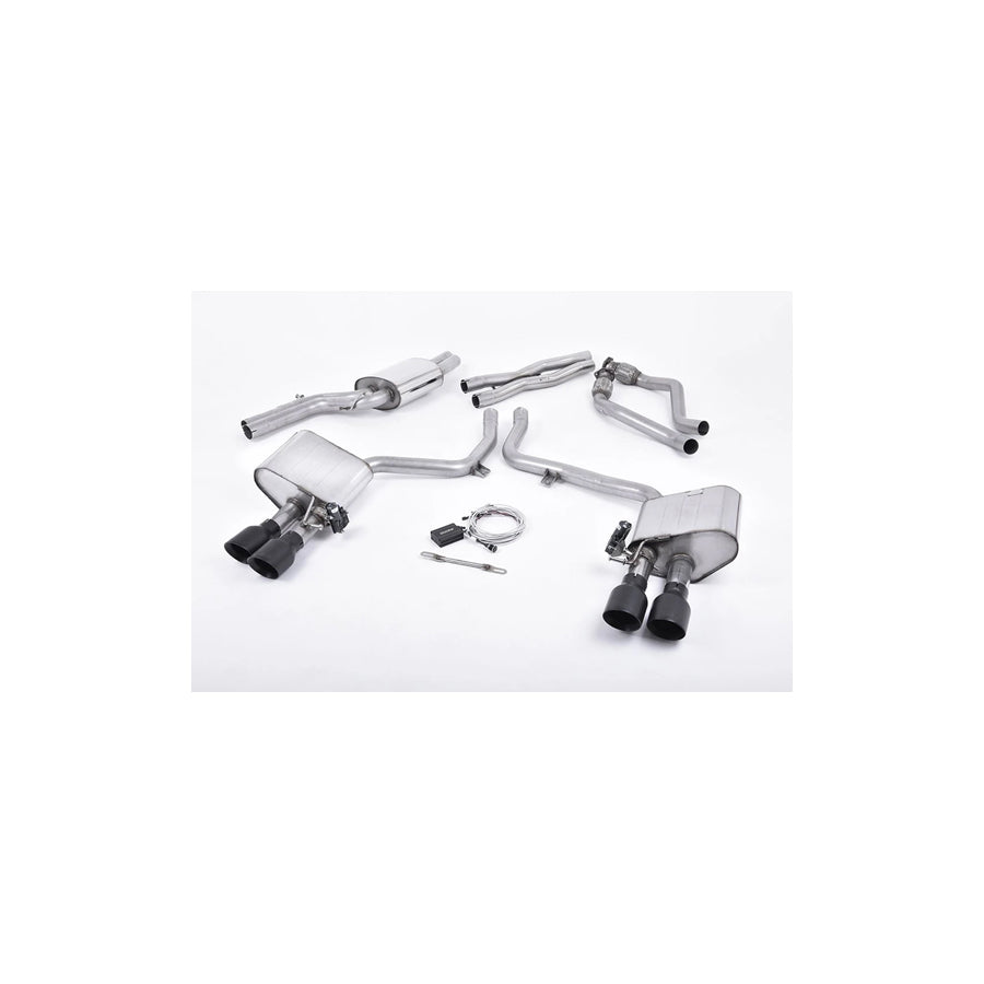 MillTek Audi B8.5 Valved Cat-Back Exhaust (S4 & S5)