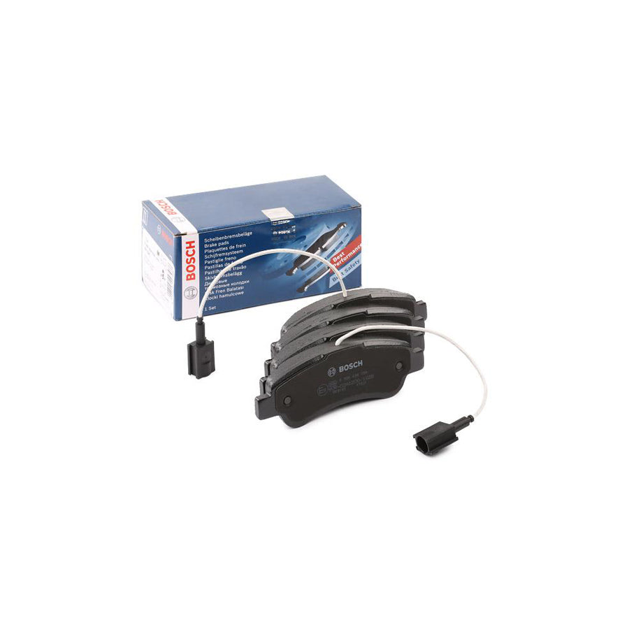 Bosch 0986494994 Brake Pad Set With Integrated Wear Sensor With Anti Squeak Plate BP1845