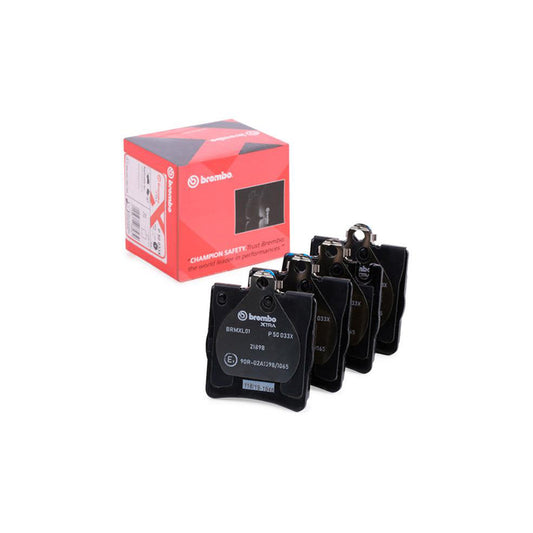 Brembo P 50 033X Brake Pad Set Prepared For Wear Indicator
