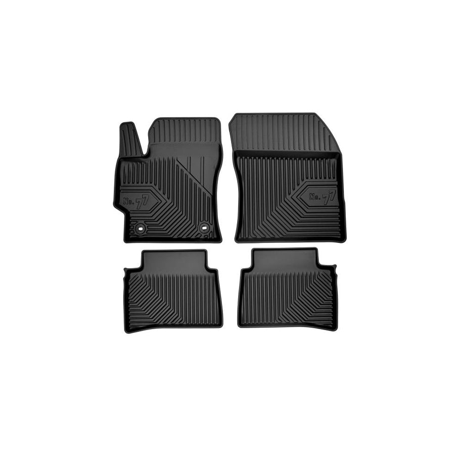 FROGUM Tailored 77408333 Floor mat set for SUZUKI Swace (SZ5,SZT) Elastomer, Front and Rear, Quantity: 4, Black, (LHD)