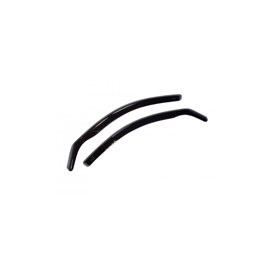 HEKO 29652 Wind deflectors for TOYOTA Prius Plus (XW40) Arrow direction, Front, Vehicle Door, Smoke Grey