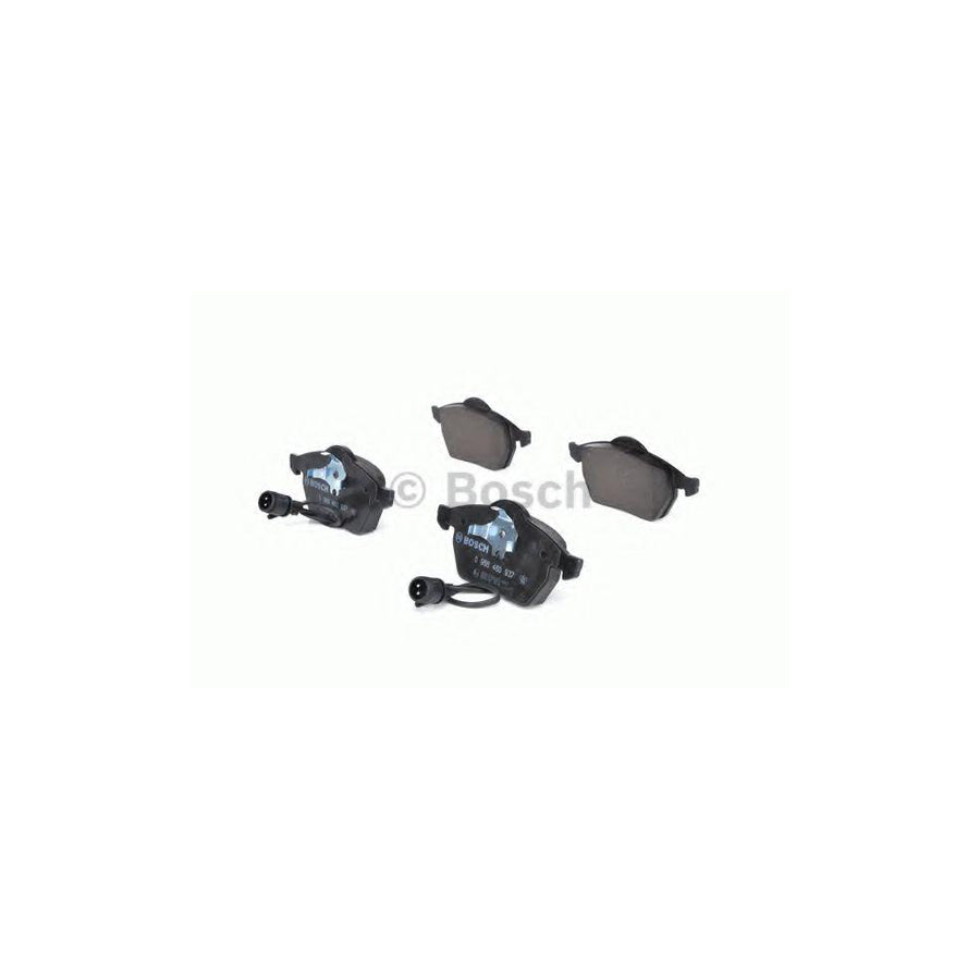 Bosch 0986460937 Brake Pad Set With Integrated Wear Sensor With Anti Squeak Plate With Piston Clip BP507