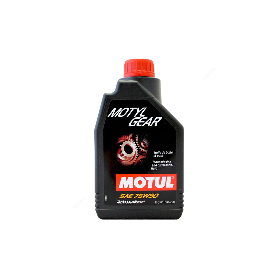 Motul Motylgear 75w-90 Technosynthese Transmission & Differential Oil 1l