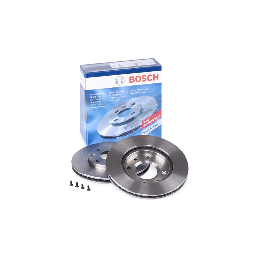 BOSCH 0 986 478 370 Brake Disc Internally Vented Vented Oiled with bolts screws