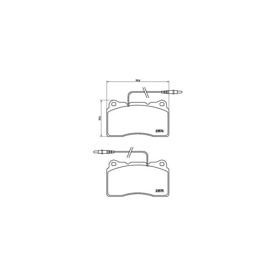 Brembo P 23 082 Brake Pad Set