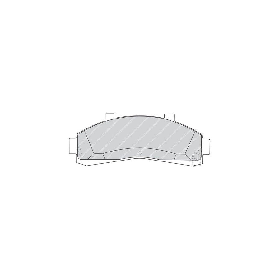 Ferodo Premier Fdb1129 Brake Pad Set With Acoustic Wear Warning Without Accessories