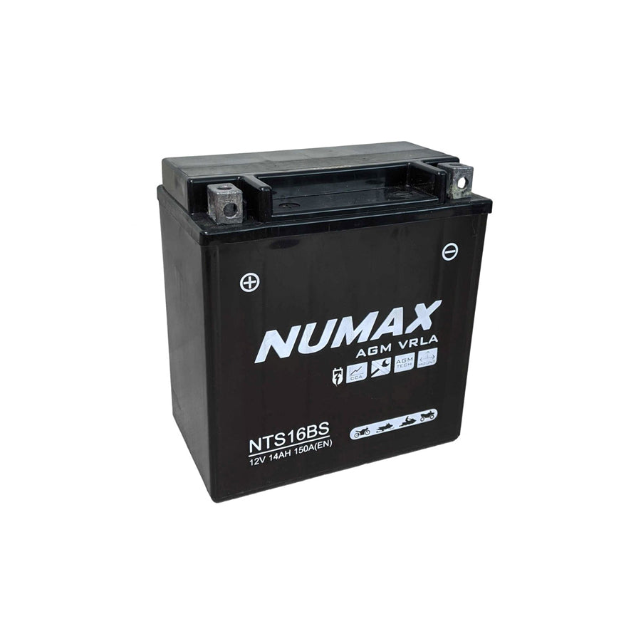 Numax NTS16BS AGM VRLA Motorcycle Battery 12V 14Ah