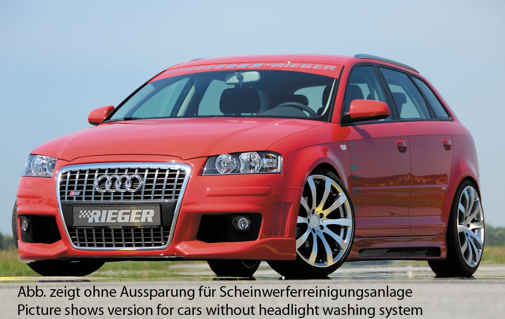 Rieger 00056744 Audi 8P A3 Front Bumper - R-Frame