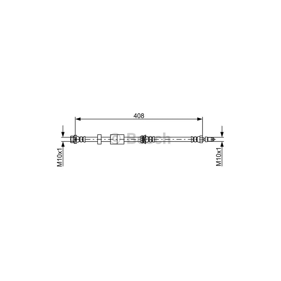BOSCH 1 987 481 943 Brake Hose 408Mm