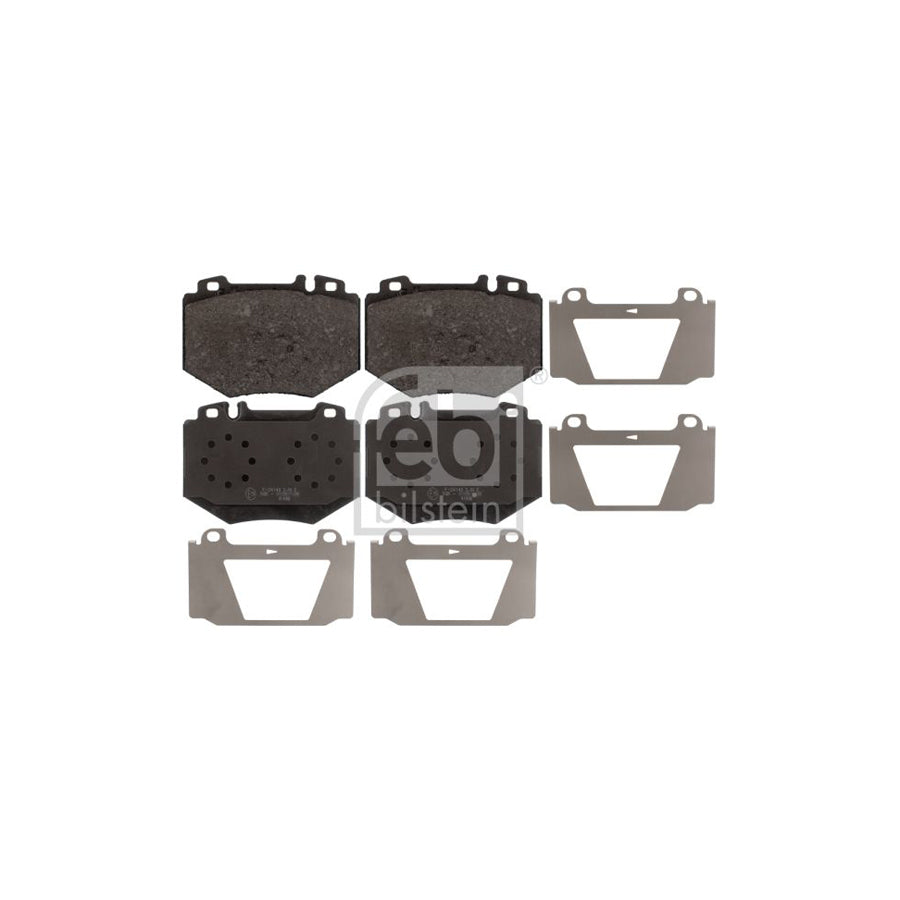 Febi Bilstein 116137 Brake Pad Set Suitable For Mercedes Benz S Class Saloon W220 Front Axle
