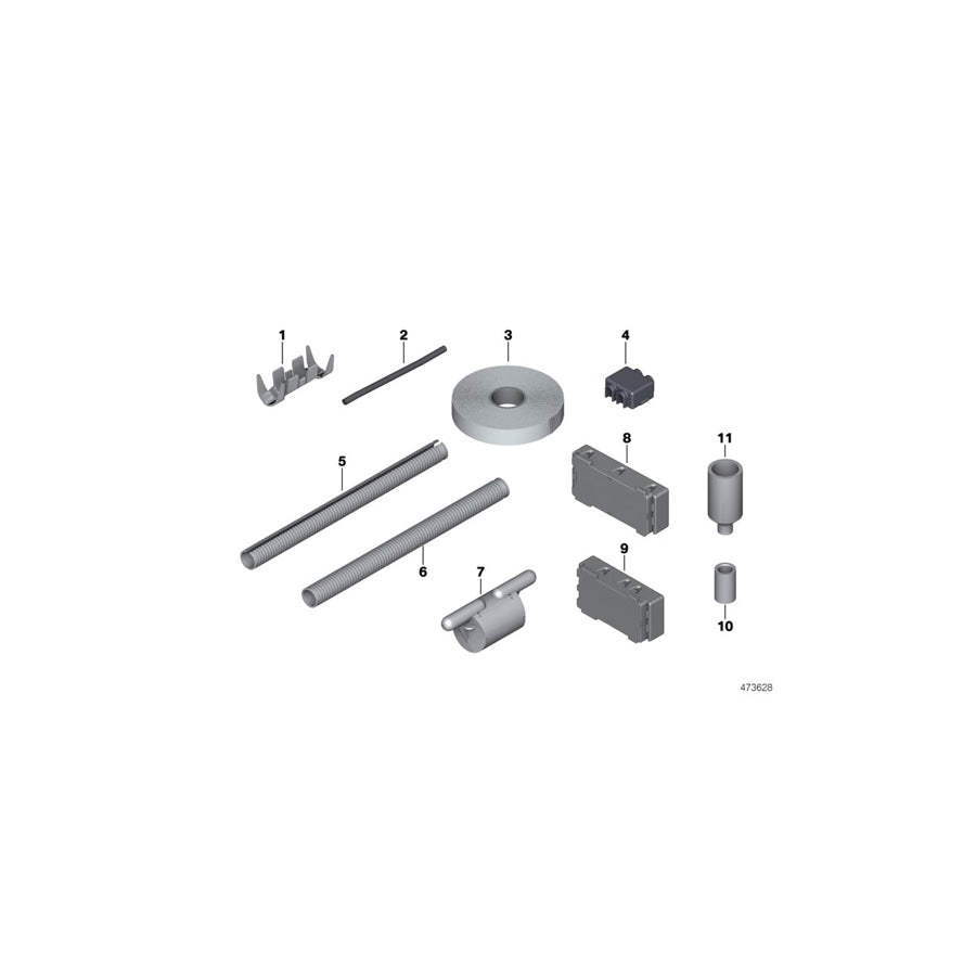 Genuine BMW 12501724014 E63 G05 E61 Parallel Connector D= 3mm (Inc. Hybrid 5, X1 28i & X2 M35iX) | Duco Car Parts UK Car Parts