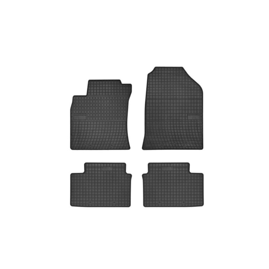 FROGUM Tailored 547884 Floor mat set for HYUNDAI i30 III Hatchback (PDE, PD, PDEN) Elastomer, Front and Rear, Quantity: 4, Black, (LHD)