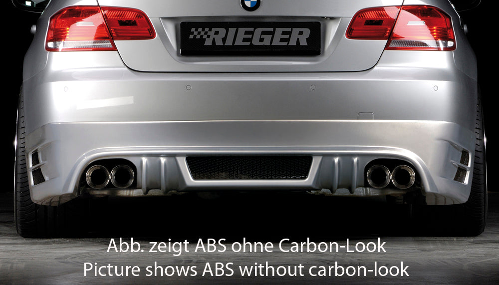 Rieger 00099569 BMW 3 Series E92 E93 Rear Diffuser