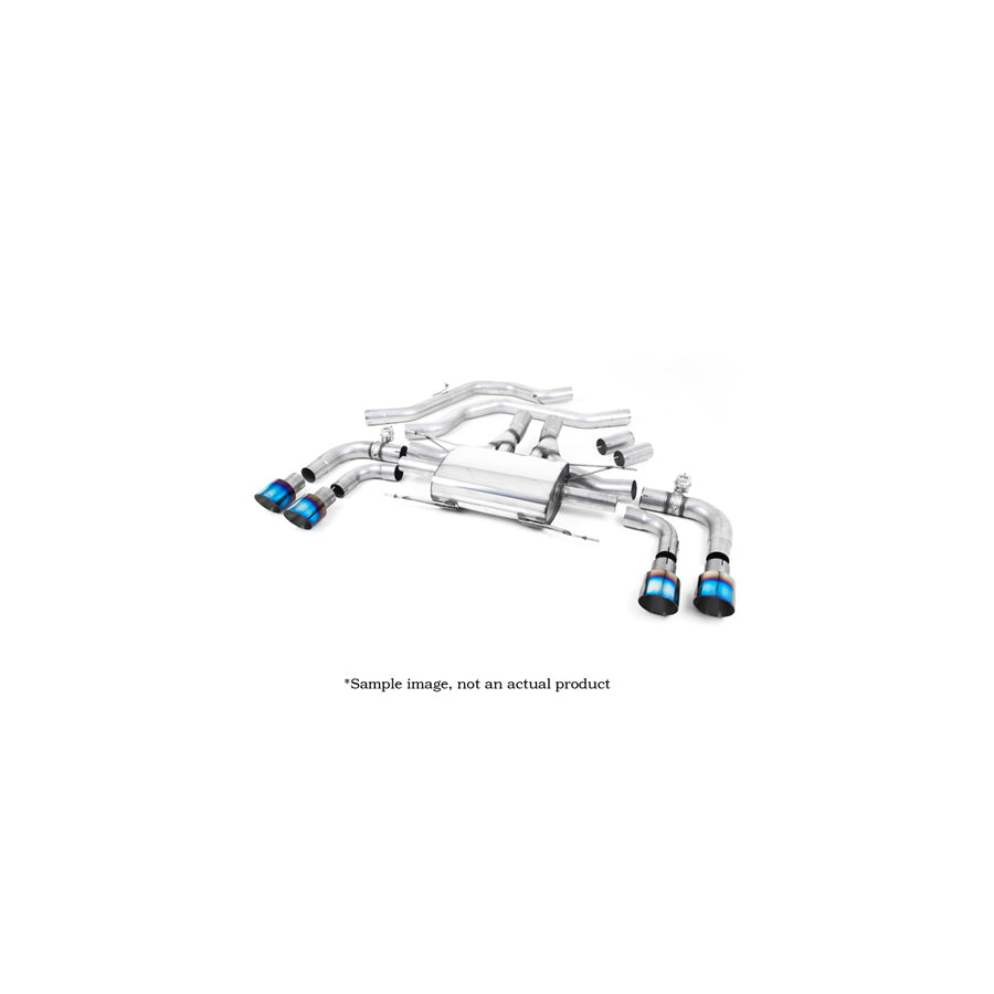 MillTek Audi 8V & 8V.2 S3 Non-Resonated Cat-Back Exhaust (GPF/OPF Models)