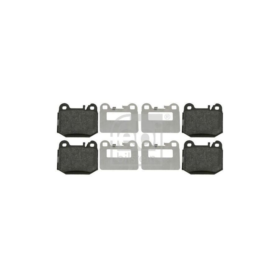 Febi Bilstein 16437 Brake Pad Set Suitable For Mercedes Benz Ml Class W163 Rear Axle Prepared For Wear Indicator With Attachment Material